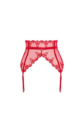 Lonesia Strumpfgürtel rot von Obsessive kaufen | Fesselliebe