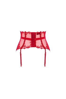 Lonesia Strumpfgürtel rot von Obsessive kaufen | Fesselliebe