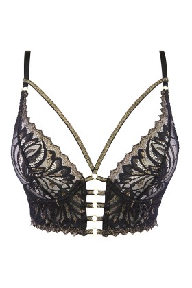 Bustier schwarz V-10111 von Axami kaufen | Fesselliebe