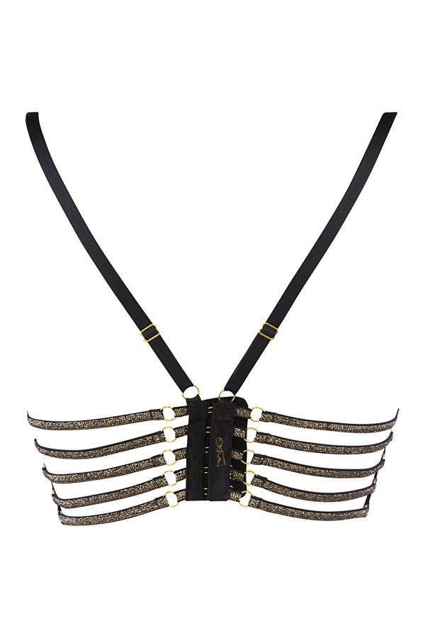 Bustier schwarz V-10111 von Axami kaufen | Fesselliebe