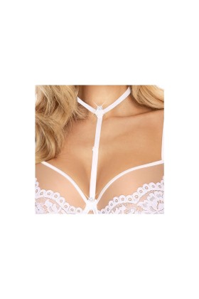 Torfi Chocker weiß von Róza kaufen | Fesselliebe