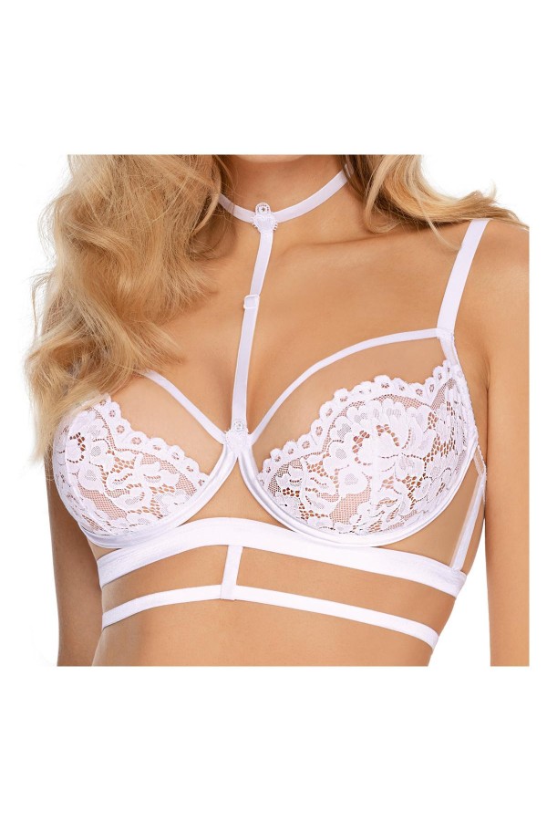 Torfi Chocker weiß von Róza kaufen | Fesselliebe