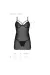 Eco Drosera Chemise & Tanga schwarz von Passion Eco Collection