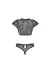 Eco Leafa Bikini schwarz von Passion Eco Collection