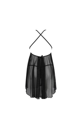 Leslie Chemise & Tanga schwarz von Avanua kaufen | Fesselliebe