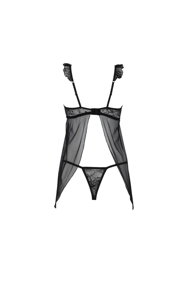 Milagros Chemise & Tanga schwarz von Avanua kaufen | Fesselliebe