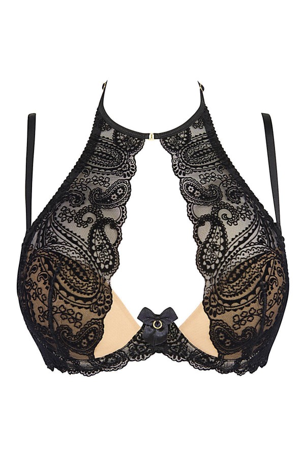 Bustier schwarz V-10061 von Axami kaufen | Fesselliebe