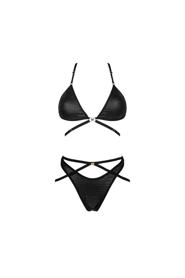 Cobra Nive 2er Set schwarz von Obsessive kaufen | Fesselliebe