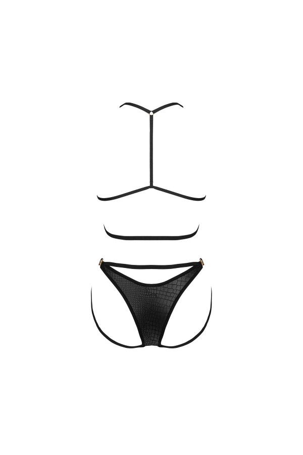 Cobra Nive 2er Set schwarz von Obsessive kaufen | Fesselliebe
