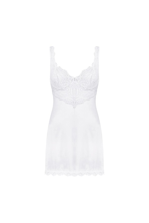 Amor Blanco Bügel Chemise & Tanga weiß von Obsessive kaufen | Fesselliebe