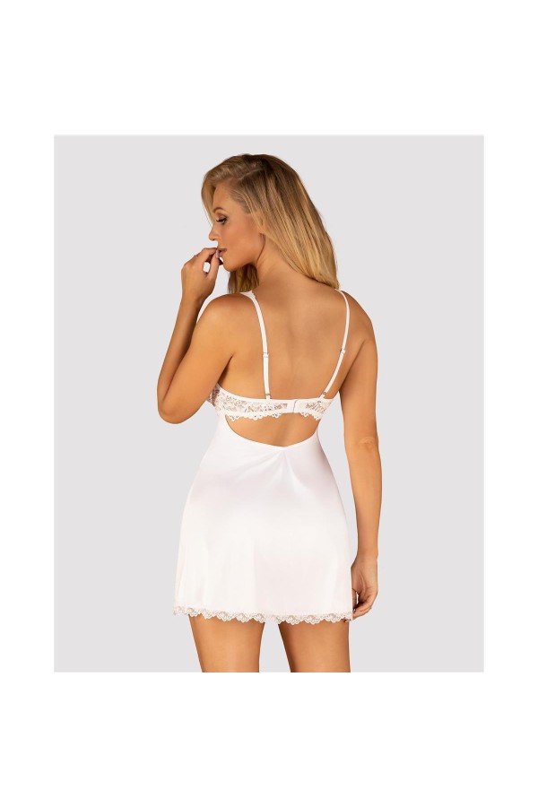 Amor Blanco Bügel Chemise & Tanga weiß von Obsessive kaufen | Fesselliebe