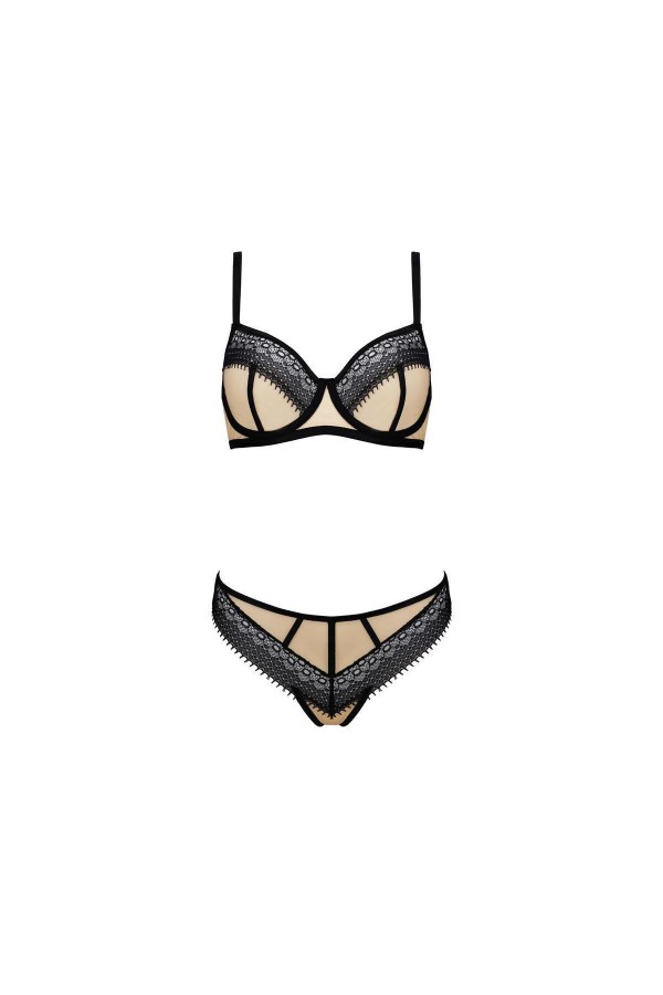Denerys Bikini beige-schwarz von Casmir kaufen | Fesselliebe