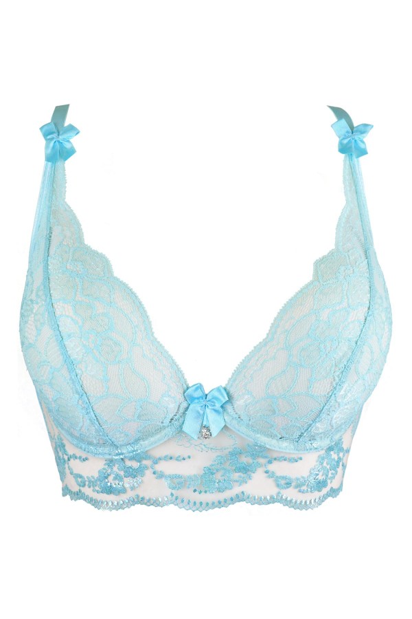 Bustier blau V-10121 von Axami kaufen | Fesselliebe