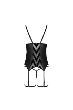Angelica Korsett & Tanga schwarz von Passion-Exklusiv kaufen | Fesselliebe