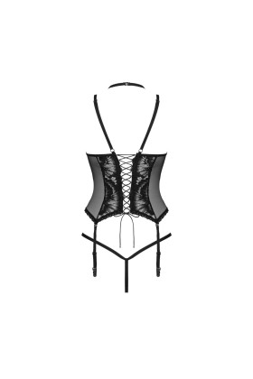 Alessya Korsett & Tanga schwarz von Obsessive kaufen | Fesselliebe