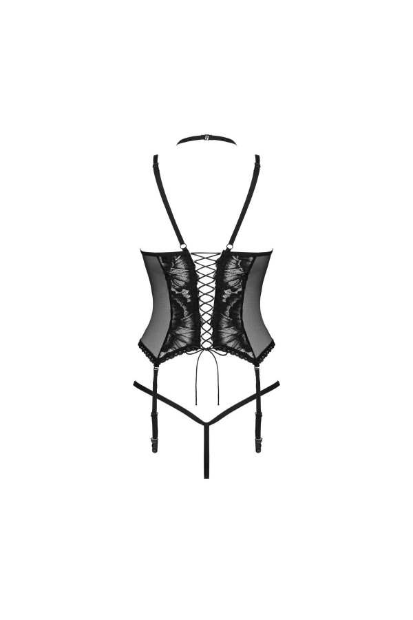 Alessya Korsett & Tanga schwarz von Obsessive kaufen | Fesselliebe