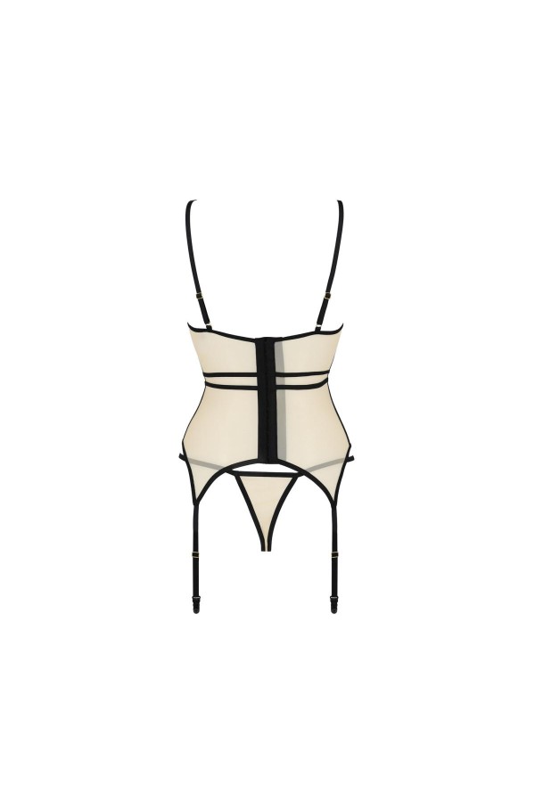 Serara Korsett & Tanga beige von Passion-Exklusiv kaufen | Fesselliebe