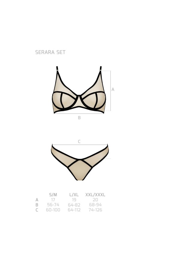 Serara 2er Set beige von Passion-Exklusiv kaufen | Fesselliebe
