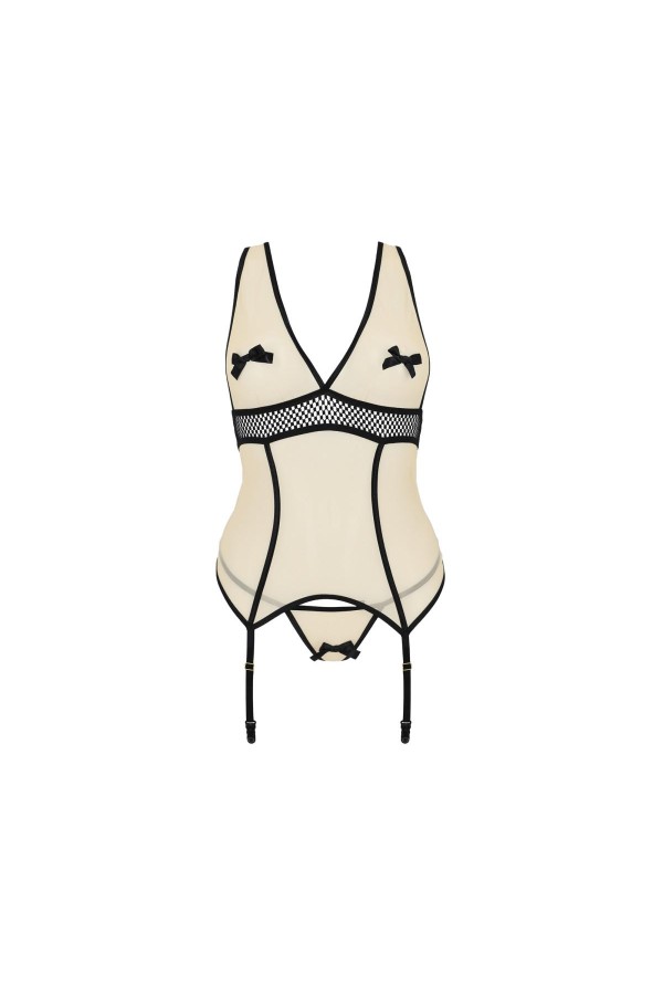 Viena Korsett & Tanga beige von Passion-Exklusiv kaufen | Fesselliebe