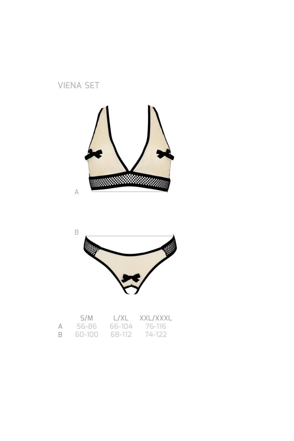 Viena 2er Set beige von Passion-Exklusiv kaufen | Fesselliebe