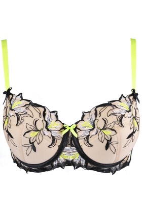 Push-Up BH beige-schwarz V-10151 von Axami kaufen | Fesselliebe