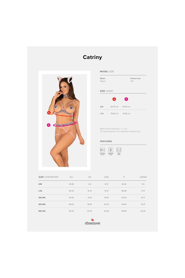 Catriny Kostüm Pink von Obsessive kaufen | Fesselliebe