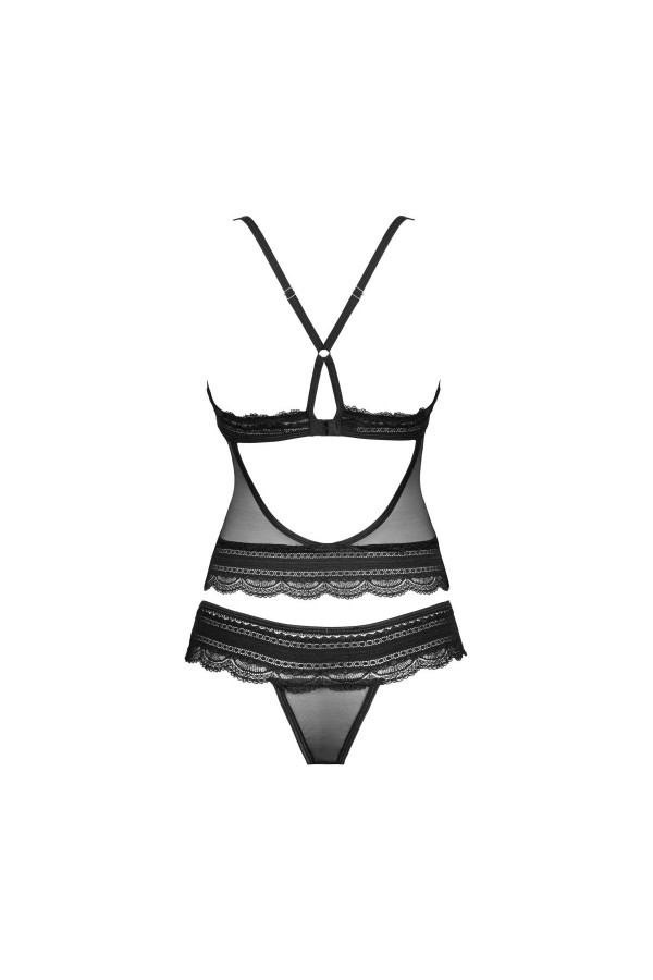 Ivannes Top & Tanga schwarz von Obsessive kaufen | Fesselliebe