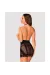 Lacrisia Chemise & Tanga schwarz von Obsessive