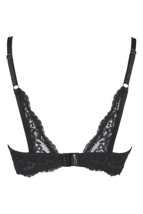 BH schwarz mit offenen Cups V-9811 von Axami kaufen | Fesselliebe