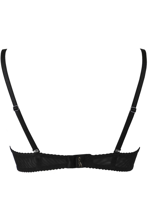 BH schwarz mit offenen Cups V-9831 von Axami kaufen | Fesselliebe