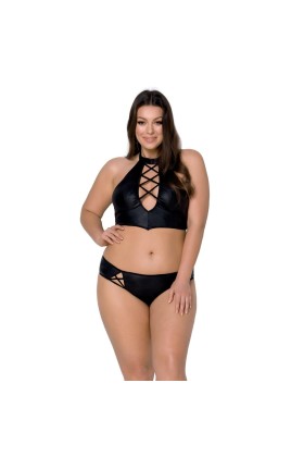 Nancy Size Plus Bikini 2er Set schwarz von Passion Size Plus kaufen | Fesselliebe