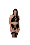 Nancy Size Plus 3er Set Schwarz von Passion Size Plus kaufen - Fesselliebe