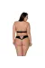 Malwia Size Plus 2er Set mit Ouvert Bh Schwarz von Passion Size Plus