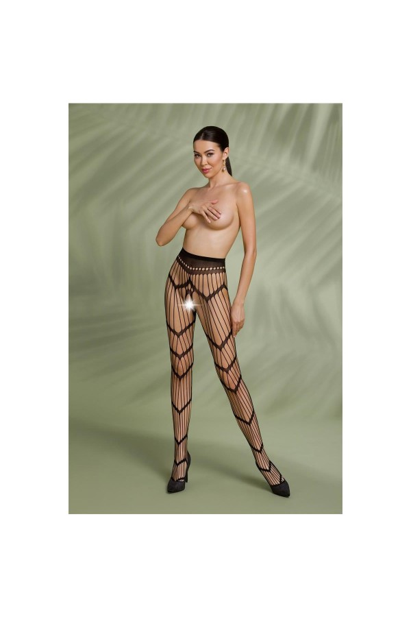 Eco Strumpfhose Ouvert S006 schwarz von Passion Eco Collection kaufen | Fesselliebe