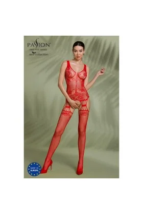 Eco Bodystocking Bs009 rot von Passion Eco Collection