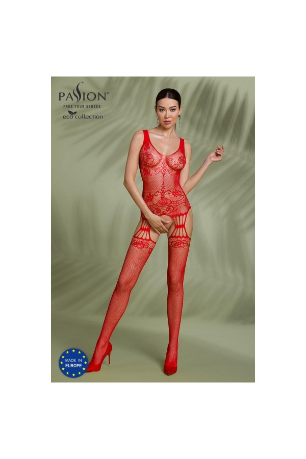 Eco Bodystocking Bs009 rot von Passion Eco Collection kaufen | Fesselliebe