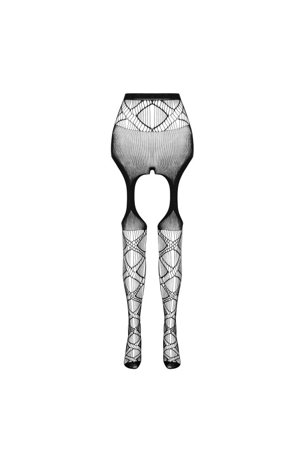 Eco Straps-Strumpfhose S005 schwarz von Passion Eco Collection kaufen | Fesselliebe