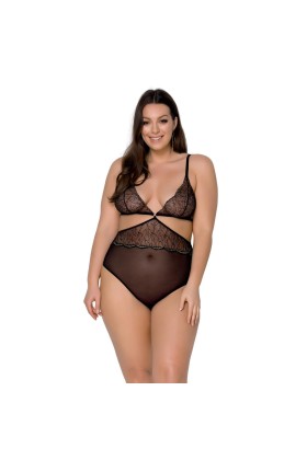 Amberly Size Plus Body schwarz von Passion Size Plus kaufen | Fesselliebe