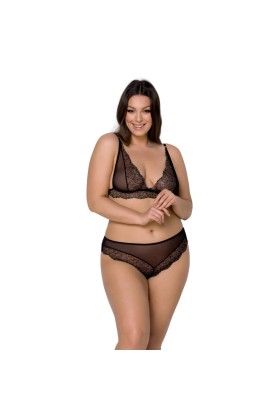 Amberly Size Plus 2er Set schwarz von Passion Size Plus kaufen | Fesselliebe