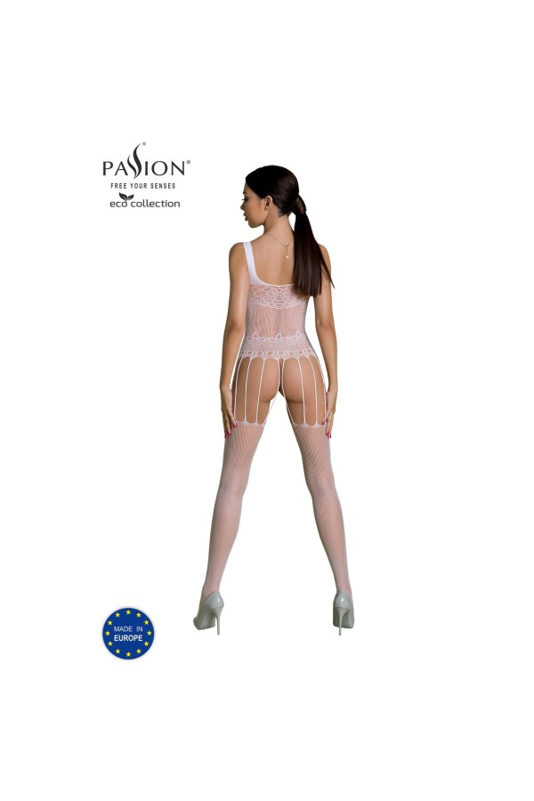 Eco Bodystocking Bs001 weiß von Passion Eco Collection kaufen | Fesselliebe