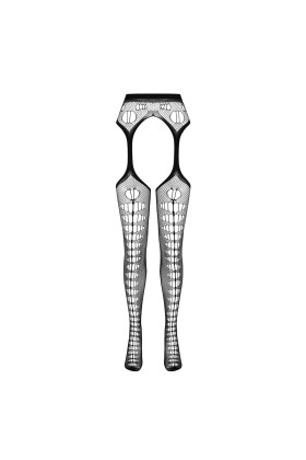 Eco Straps-Strumpfhose S008 rot von Passion Eco Collection kaufen | Fesselliebe