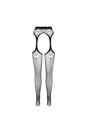 Eco Straps-Strumpfhose S008 weiß von Passion Eco Collection kaufen | Fesselliebe