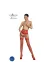 Eco Straps-Strumpfhose S009 rot von Passion Eco Collection