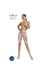 Eco Straps-Strumpfhose S005 Weiß von Passion Eco Collection kaufen - Fesselliebe