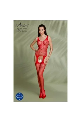 Eco Bodystocking Bs010 rot von Passion Eco Collection