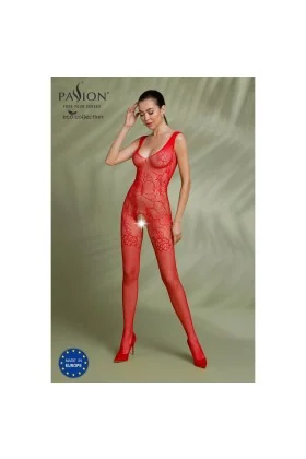 Eco Bodystocking Bs012 rot von Passion Eco Collection