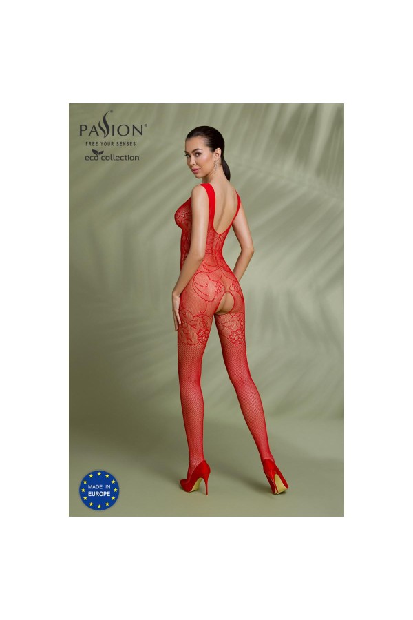Eco Bodystocking Bs012 rot von Passion Eco Collection kaufen | Fesselliebe