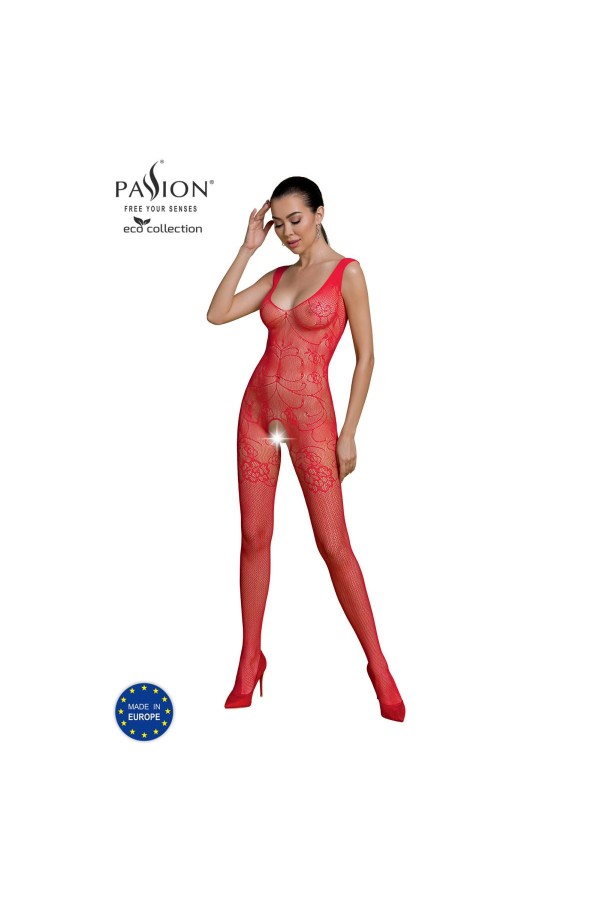 Eco Bodystocking Bs012 rot von Passion Eco Collection kaufen | Fesselliebe