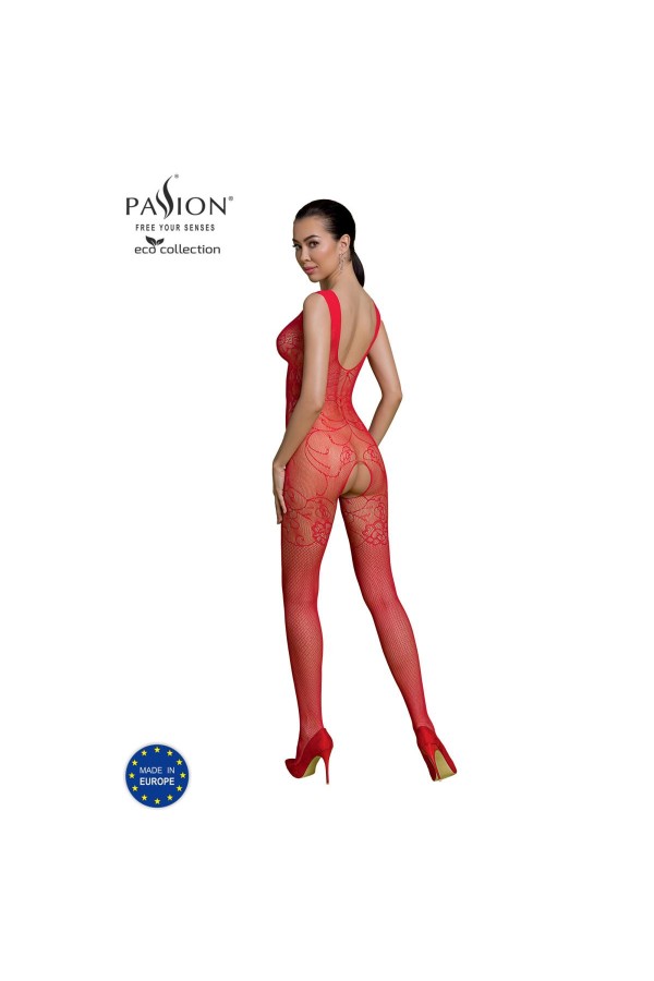 Eco Bodystocking Bs012 rot von Passion Eco Collection kaufen | Fesselliebe
