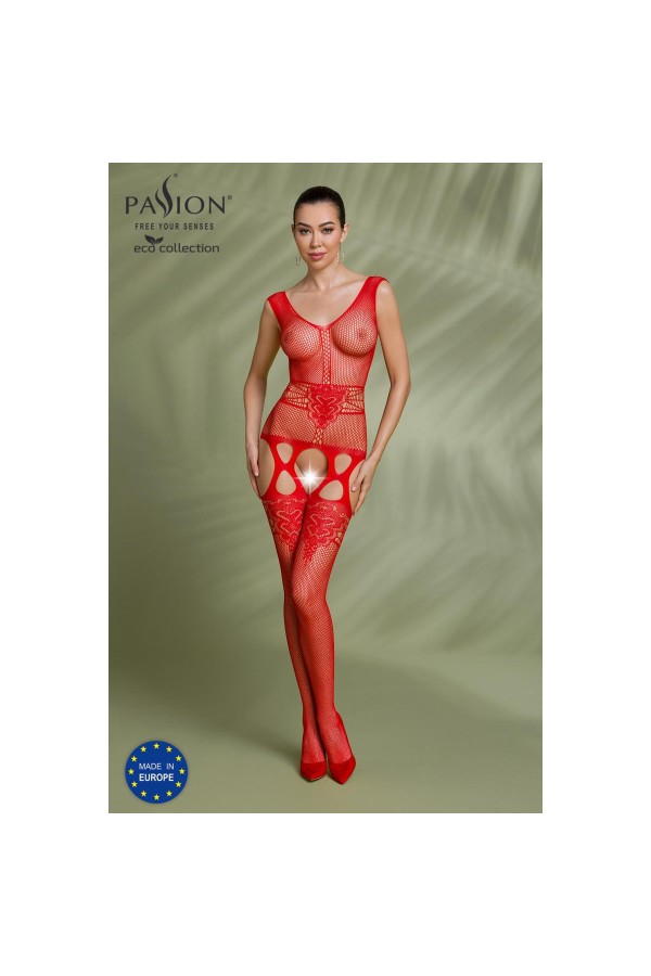Eco Bodystocking Bs014 rot von Passion Eco Collection kaufen | Fesselliebe